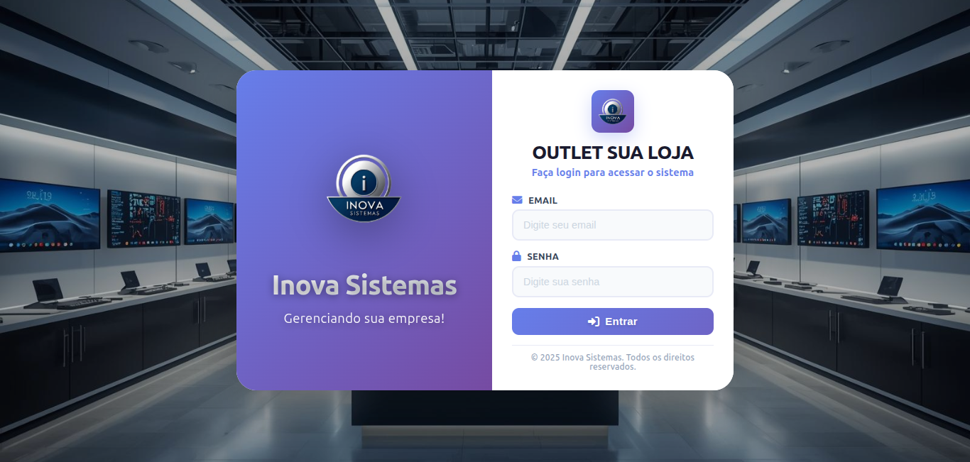 Tela do projeto Sistema Local (Plataforma)