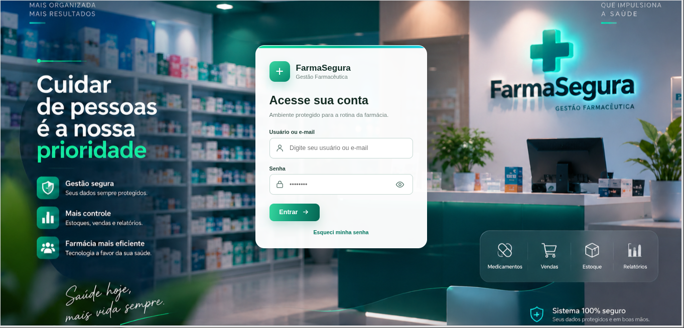 Tela do projeto Farmacia